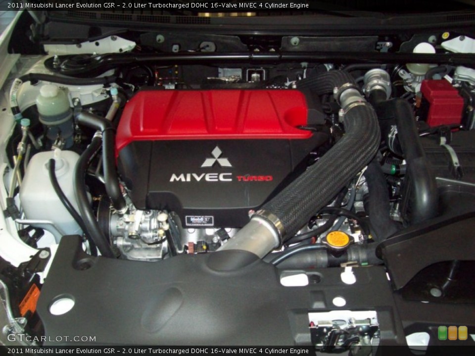 2.0 Liter Turbocharged DOHC 16-Valve MIVEC 4 Cylinder Engine for the 2011 Mitsubishi Lancer Evolution #51772150