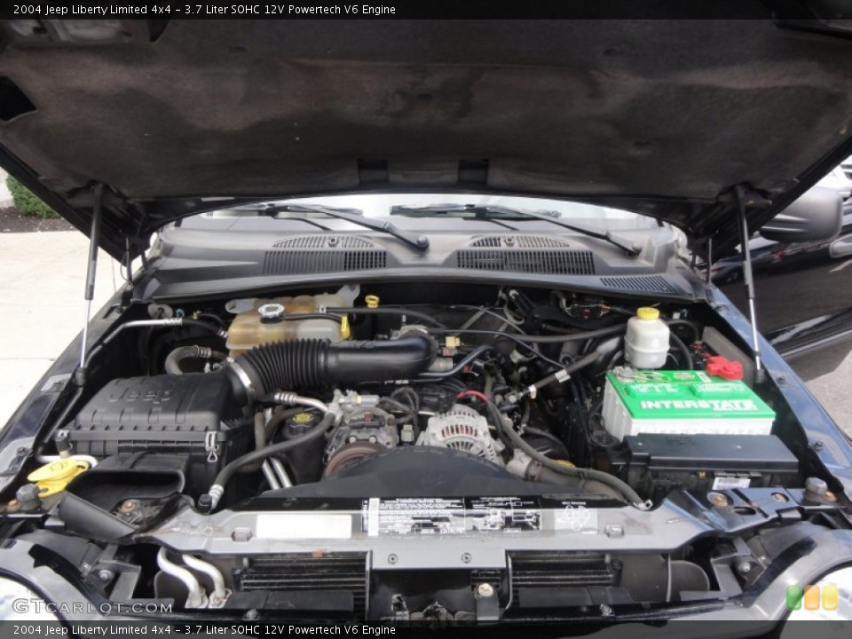 3.7 Liter SOHC 12V Powertech V6 Engine for the 2004 Jeep Liberty #51772306