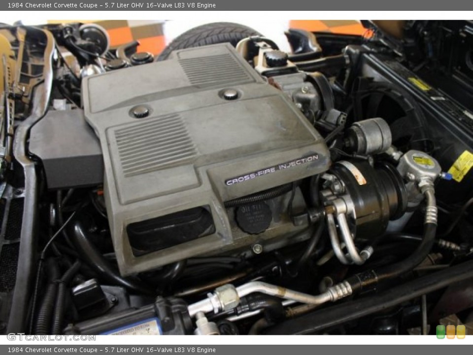 5.7 Liter OHV 16-Valve L83 V8 Engine for the 1984 Chevrolet Corvette #51773860