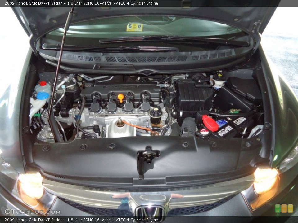 1.8 Liter SOHC 16-Valve i-VTEC 4 Cylinder Engine for the 2009 Honda Civic #51775321