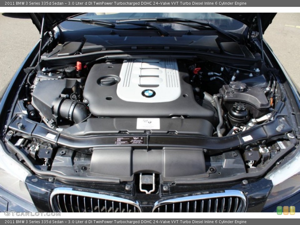 3.0 Liter d DI TwinPower Turbocharged DOHC 24-Valve VVT Turbo Diesel Inline 6 Cylinder Engine for the 2011 BMW 3 Series #51813371