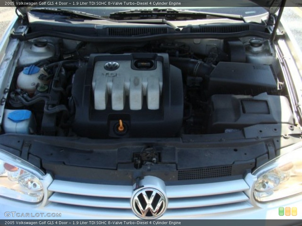 1.9 Liter TDI SOHC 8-Valve Turbo-Diesel 4 Cylinder Engine for the 2005 Volkswagen Golf #51817730