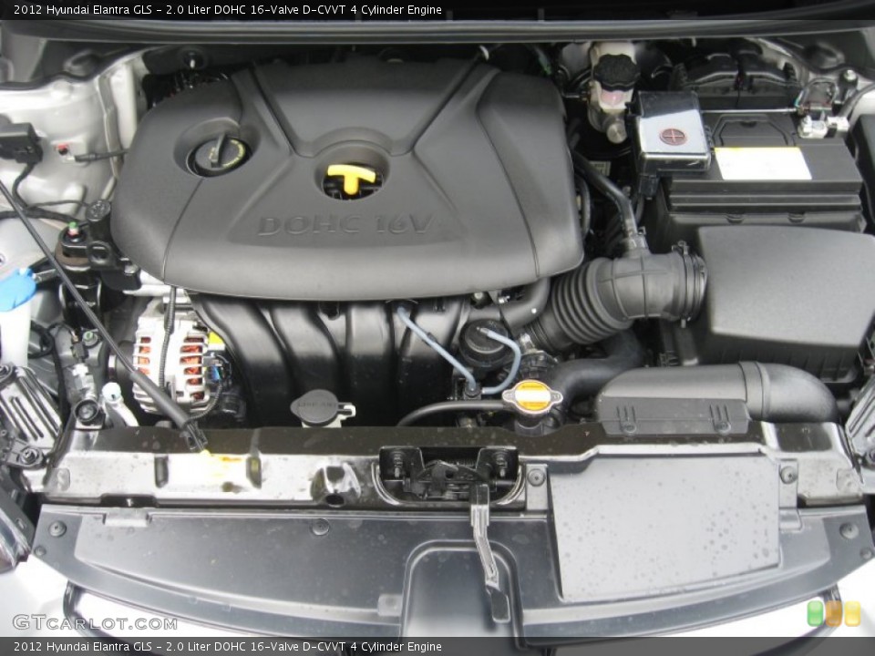 2.0 Liter DOHC 16-Valve D-CVVT 4 Cylinder Engine for the 2012 Hyundai Elantra #51828526