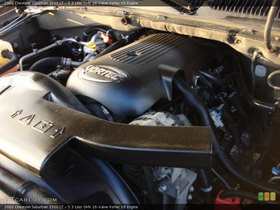 5.3 Liter OHV 16-Valve Vortec V8 Engine for the 2003 Chevrolet Suburban #51829570