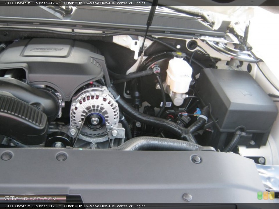 5.3 Liter OHV 16-Valve Flex-Fuel Vortec V8 Engine for the 2011 Chevrolet Suburban #51834043
