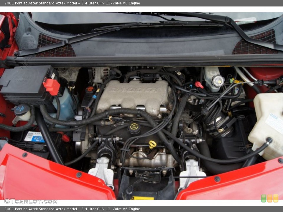 3.4 Liter OHV 12-Valve V6 Engine for the 2001 Pontiac Aztek #51837292
