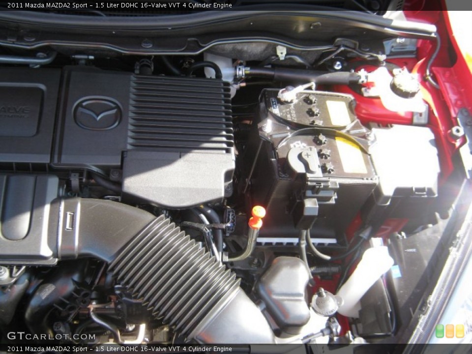 1.5 Liter DOHC 16-Valve VVT 4 Cylinder Engine for the 2011 Mazda MAZDA2 #51839782