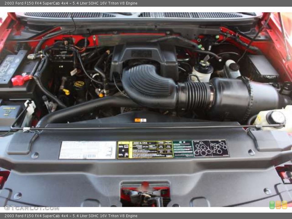 5.4 Liter SOHC 16V Triton V8 2003 Ford F150 Engine
