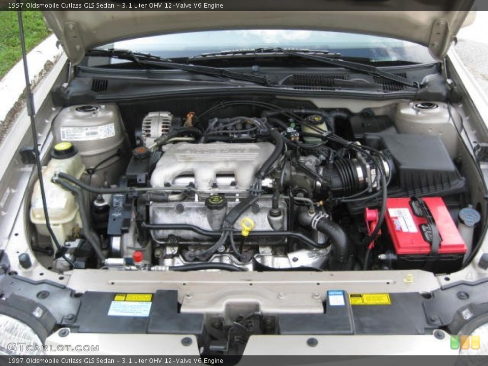 3.1 Liter OHV 12-Valve V6 Engine for the 1997 Oldsmobile Cutlass #51850544