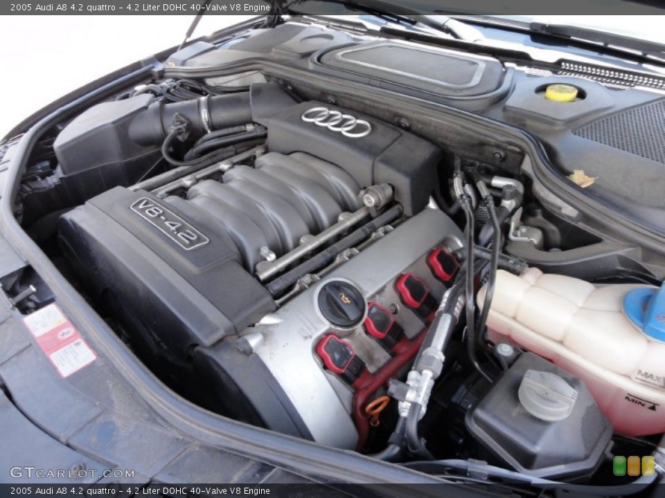 4.2 Liter DOHC 40-Valve V8 Engine for the 2005 Audi A8 #51855068