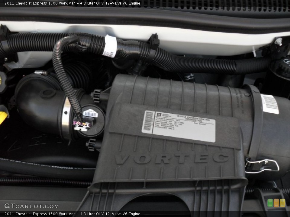 4.3 Liter OHV 12-Valve V6 2011 Chevrolet Express Engine