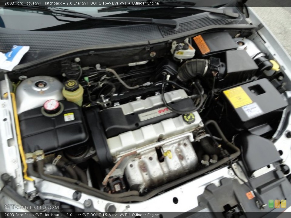 2.0 Liter SVT DOHC 16-Valve VVT 4 Cylinder 2003 Ford Focus Engine