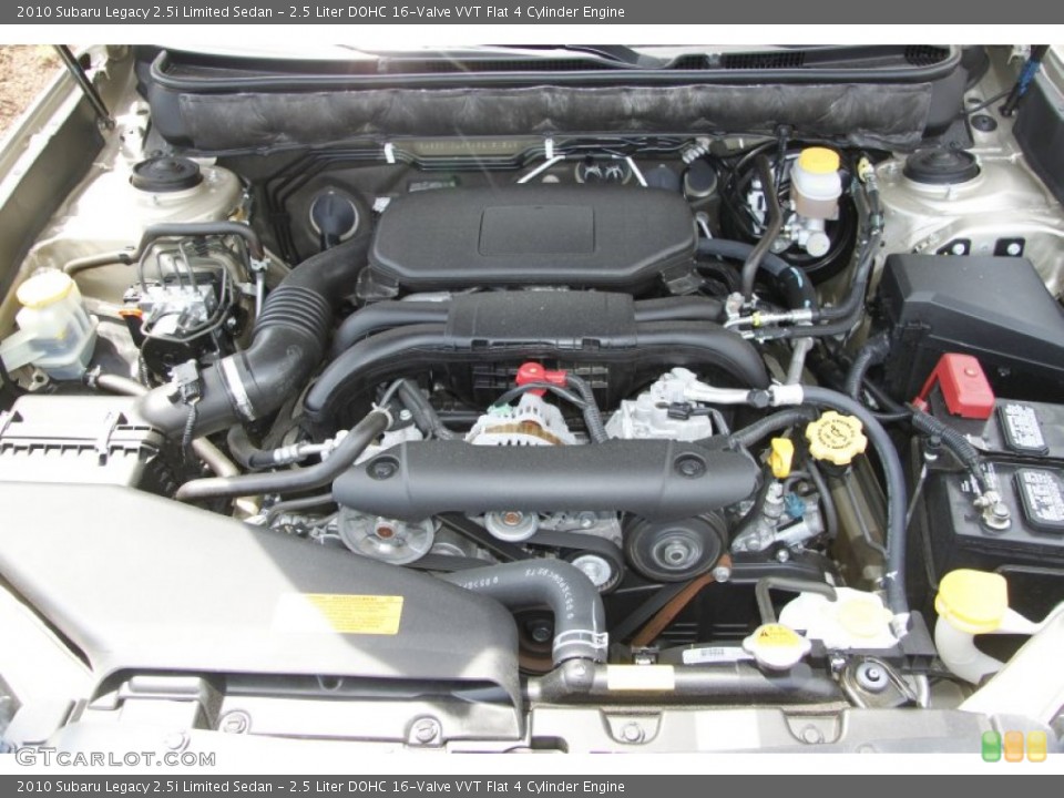 2.5 Liter DOHC 16-Valve VVT Flat 4 Cylinder Engine for the 2010 Subaru Legacy #51869320