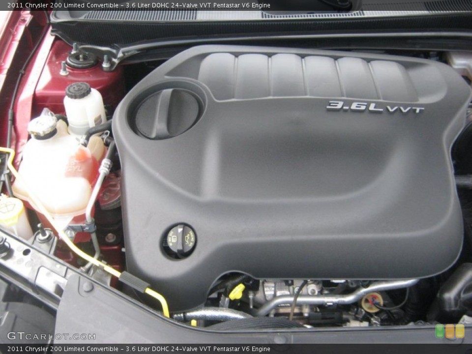 3.6 Liter DOHC 24-Valve VVT Pentastar V6 Engine for the 2011 Chrysler 200 #51871234