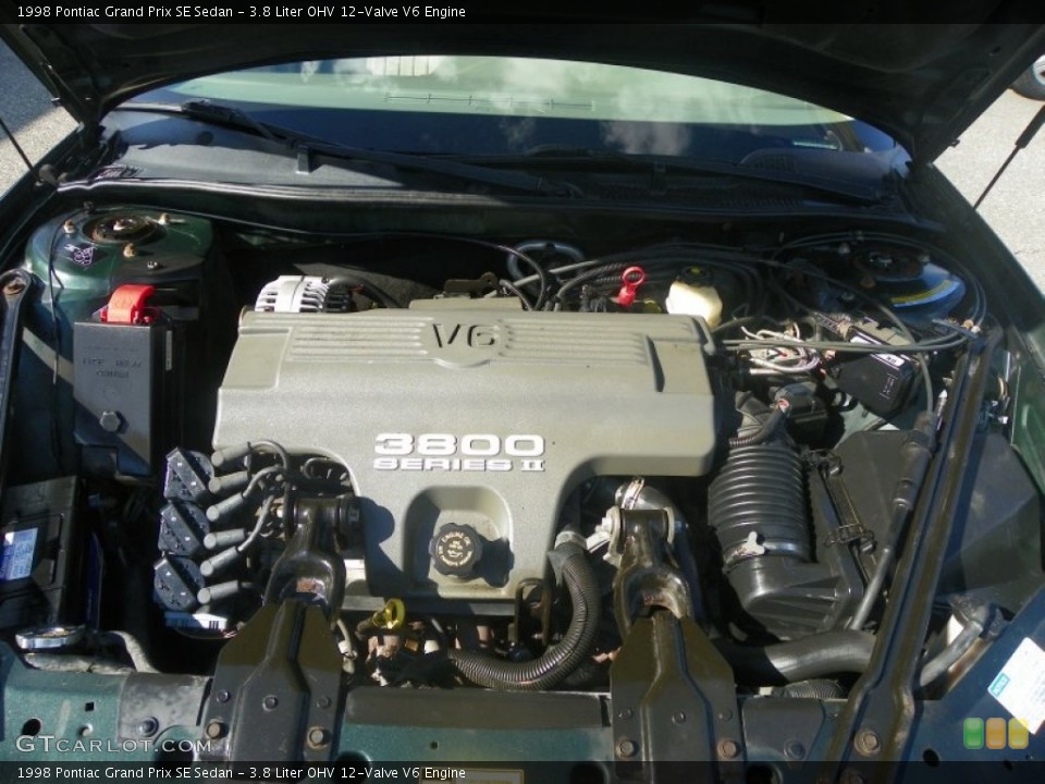 3.8 Liter OHV 12-Valve V6 1998 Pontiac Grand Prix Engine