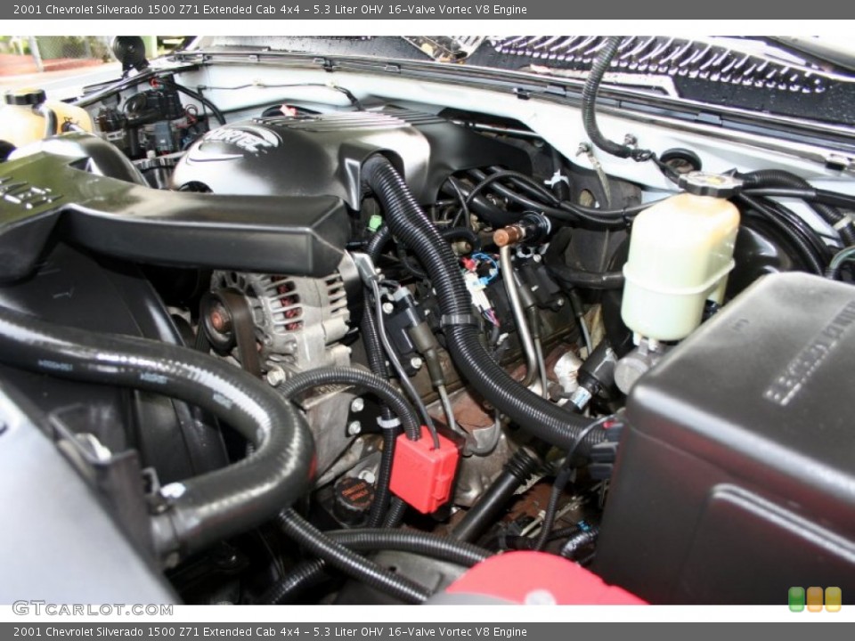 5.3 Liter OHV 16-Valve Vortec V8 Engine for the 2001 Chevrolet Silverado 1500 #51886526