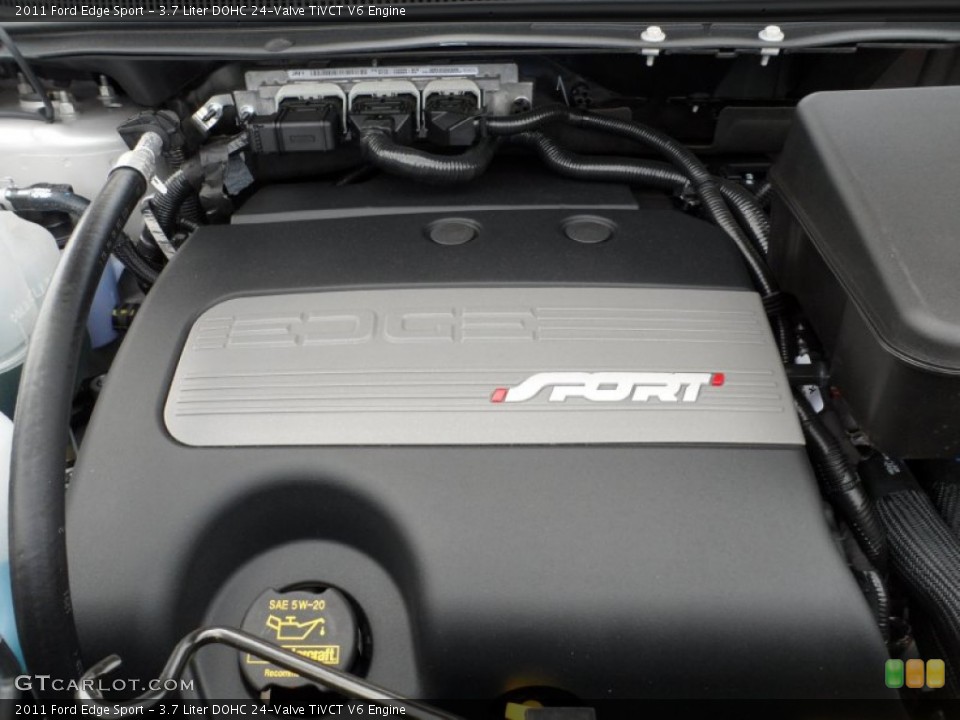 3.7 Liter DOHC 24-Valve TiVCT V6 Engine for the 2011 Ford Edge #51893957
