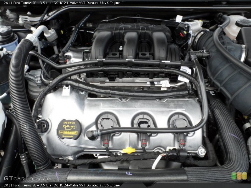 3.5 Liter DOHC 24-Valve VVT Duratec 35 V6 Engine for the 2011 Ford Taurus #51896480