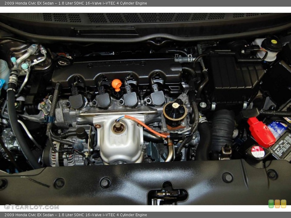 1.8 Liter SOHC 16-Valve i-VTEC 4 Cylinder Engine for the 2009 Honda Civic #51904220