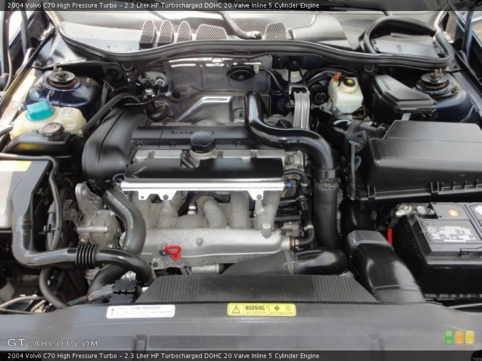 2.3 Liter HP Turbocharged DOHC 20 Valve Inline 5 Cylinder Engine for the 2004 Volvo C70 #51904958