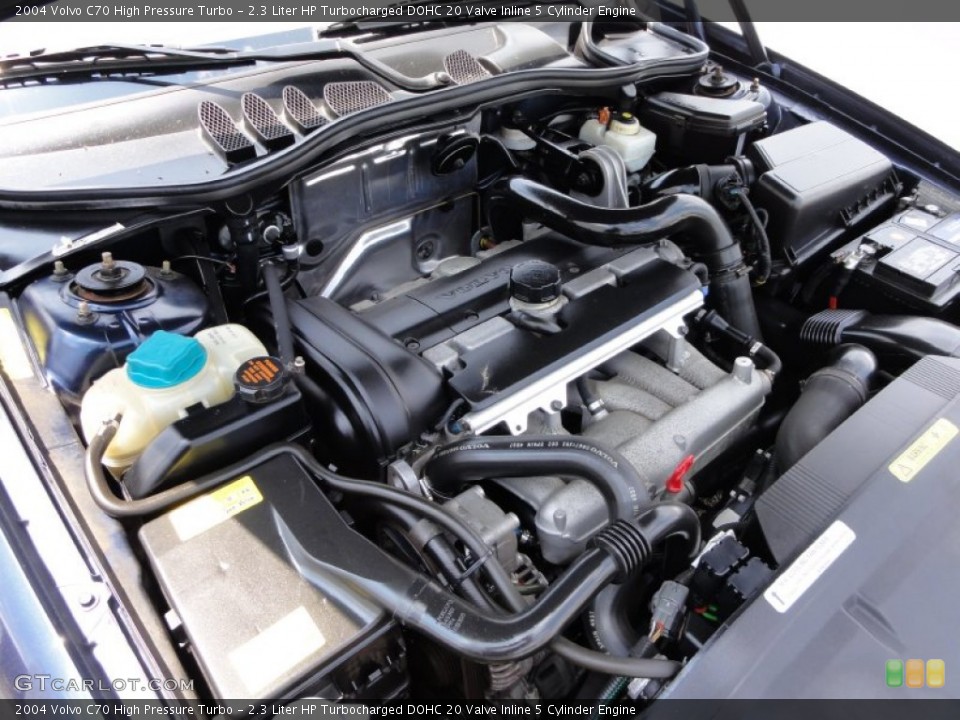 2.3 Liter HP Turbocharged DOHC 20 Valve Inline 5 Cylinder Engine for the 2004 Volvo C70 #51904991