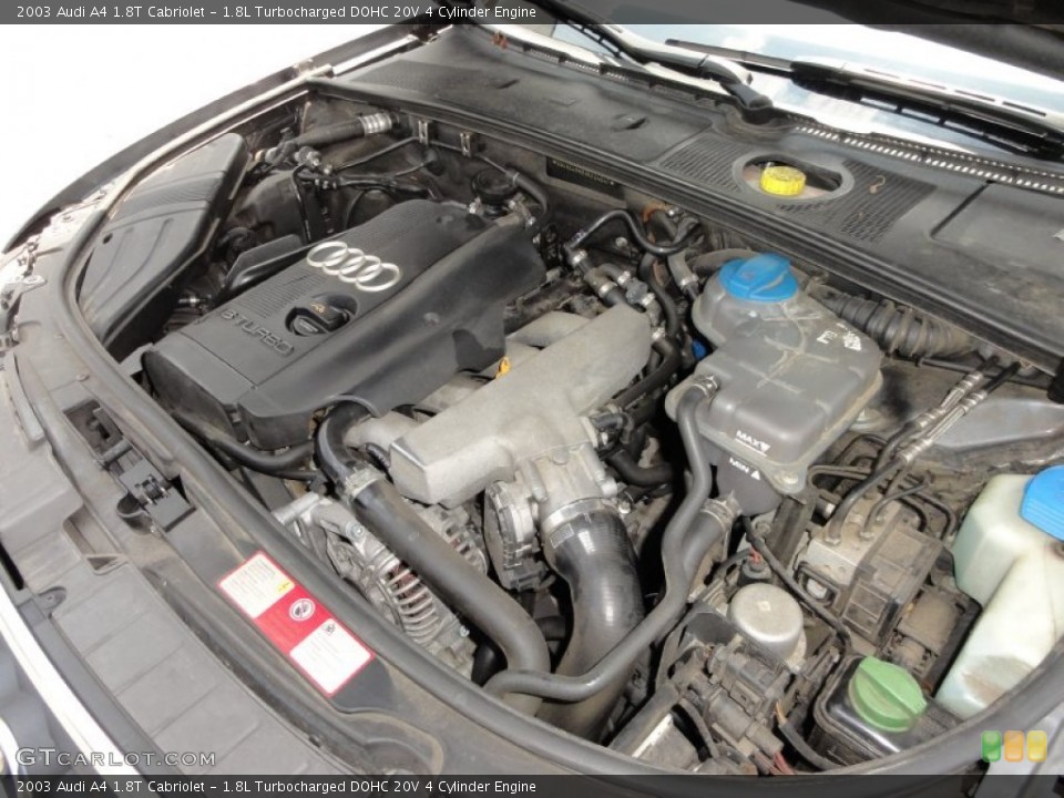 1.8L Turbocharged DOHC 20V 4 Cylinder Engine for the 2003 Audi A4 #51905744