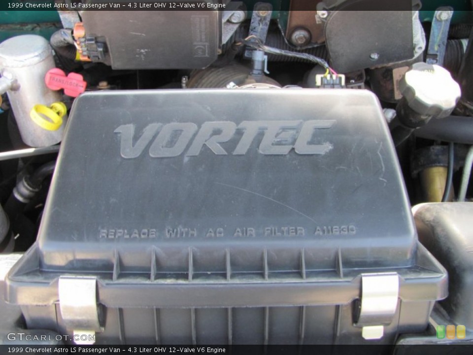 4.3 Liter OHV 12-Valve V6 Engine for the 1999 Chevrolet Astro #51908510
