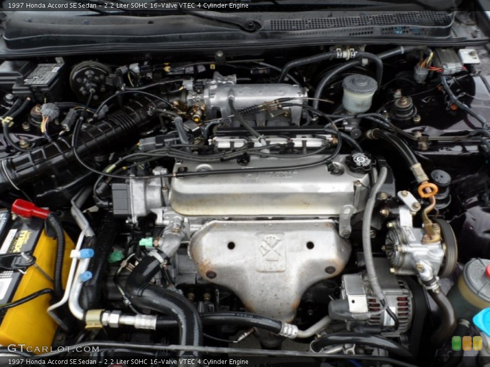 2.2 Liter SOHC 16-Valve VTEC 4 Cylinder Engine for the 1997 Honda Accord #51910796