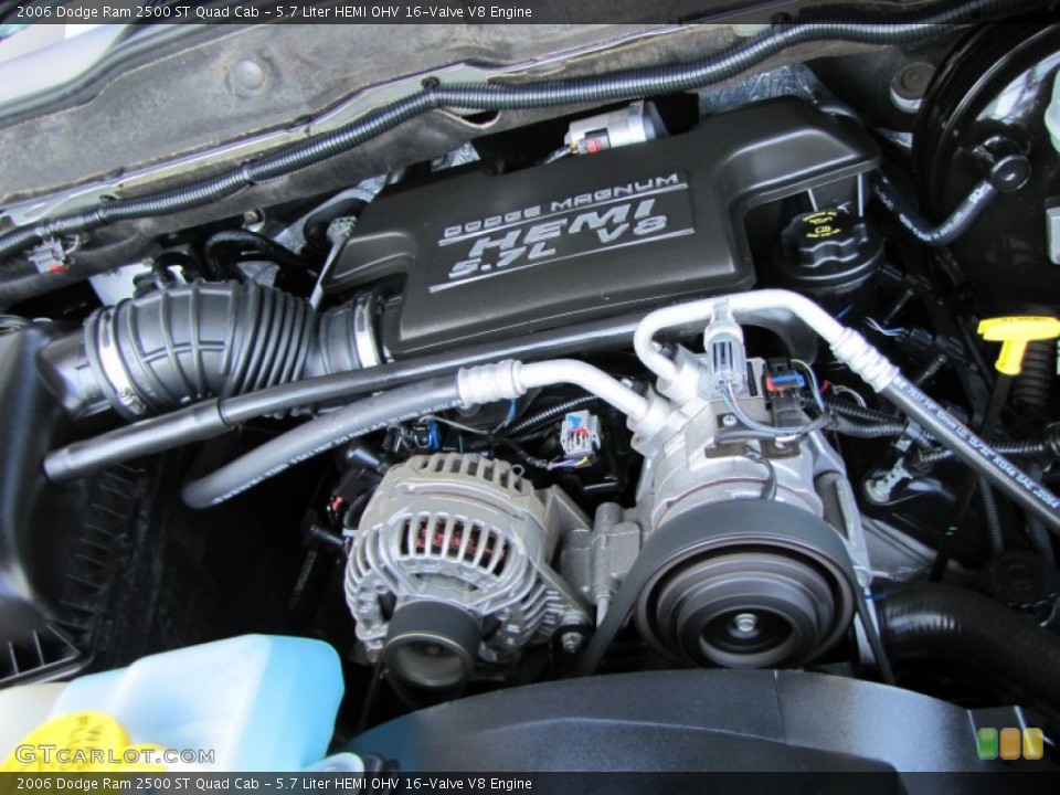 5.7 Liter HEMI OHV 16-Valve V8 Engine for the 2006 Dodge Ram 2500 #51917093