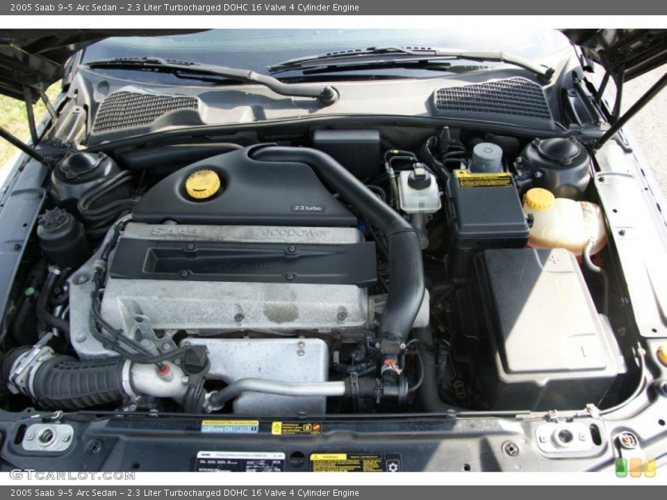 2.3 Liter Turbocharged DOHC 16 Valve 4 Cylinder Engine for the 2005 Saab 9-5 #51924539