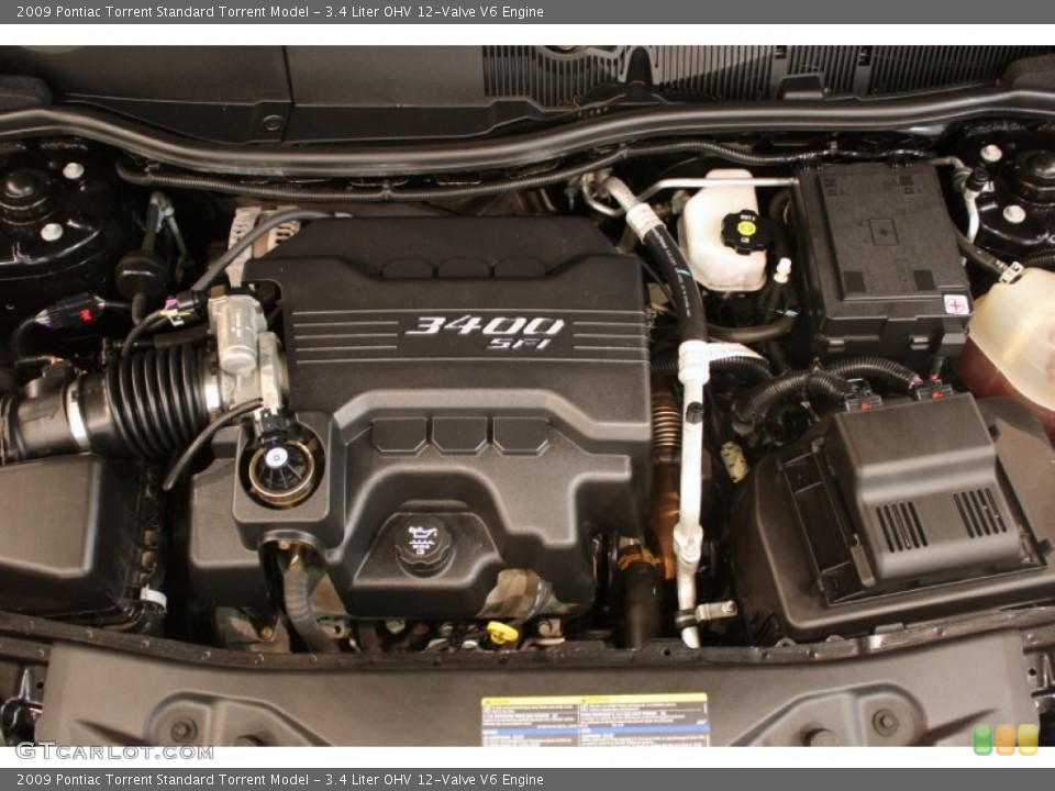 3.4 Liter OHV 12-Valve V6 Engine for the 2009 Pontiac Torrent #51931908