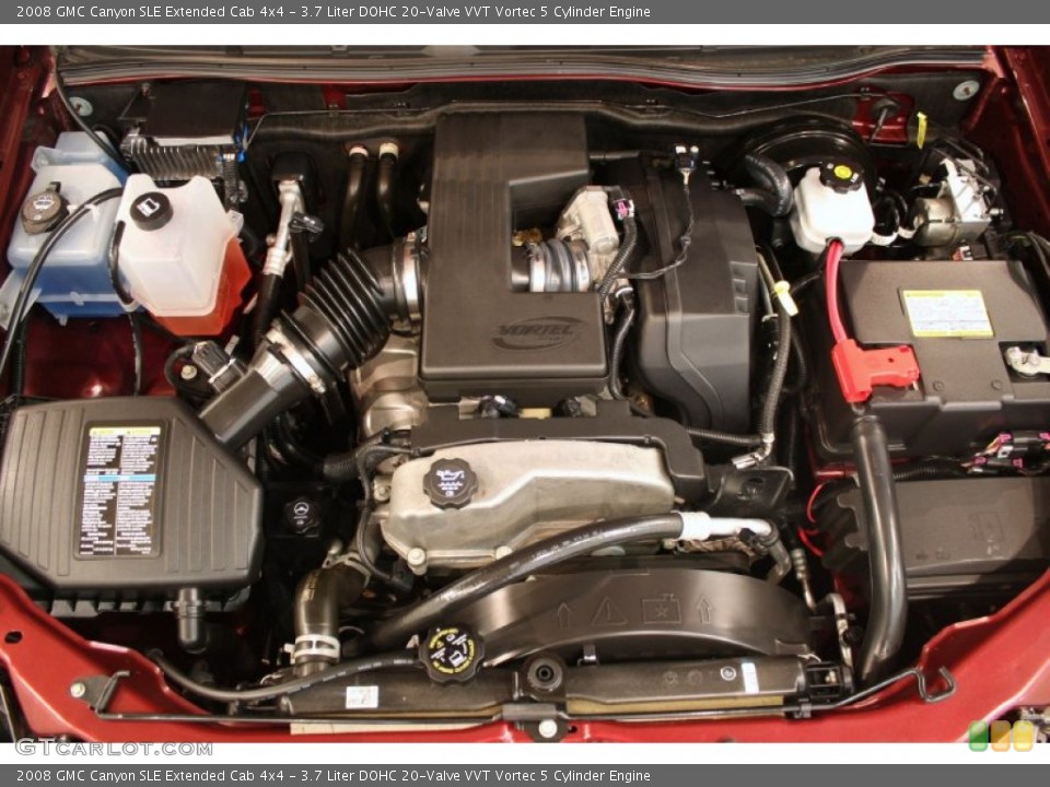 3.7 Liter DOHC 20-Valve VVT Vortec 5 Cylinder Engine for the 2008 GMC Canyon #51932601