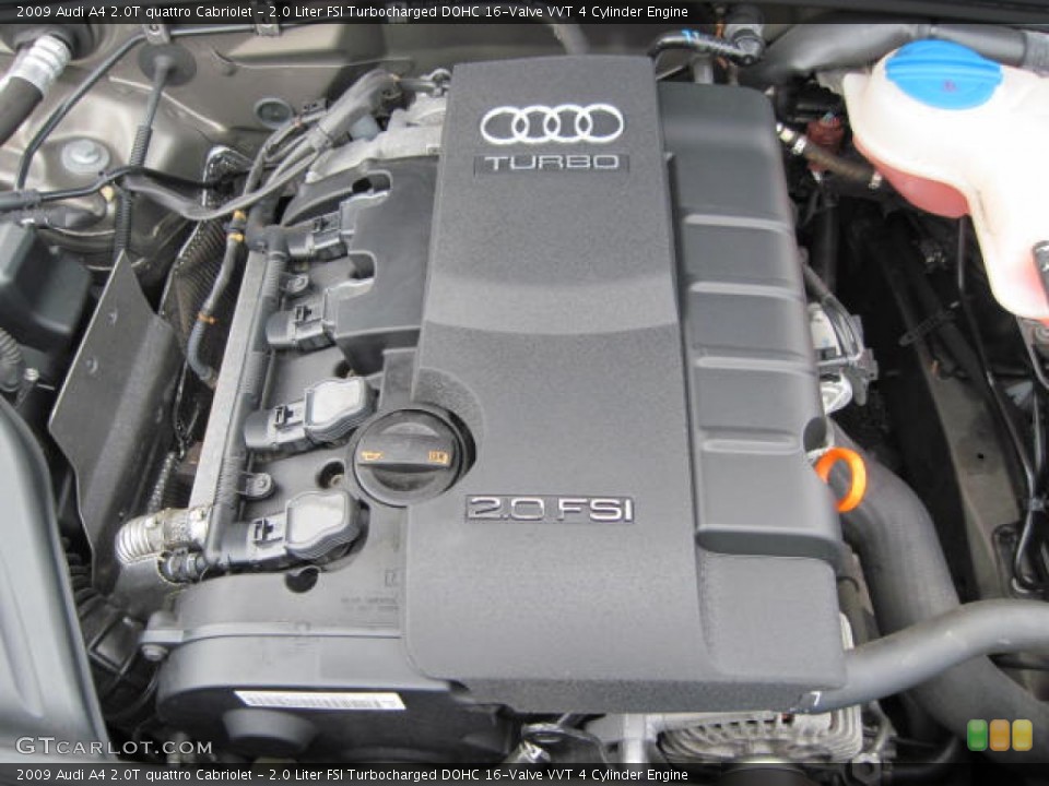 2.0 Liter FSI Turbocharged DOHC 16-Valve VVT 4 Cylinder Engine for the 2009 Audi A4 #51937647