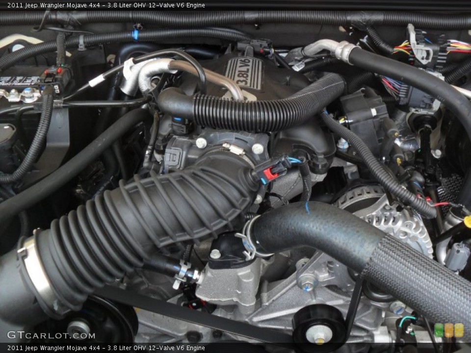 3.8 Liter OHV 12-Valve V6 Engine for the 2011 Jeep Wrangler #51941766