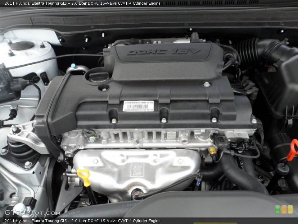 2.0 Liter DOHC 16-Valve CVVT 4 Cylinder Engine for the 2011 Hyundai Elantra #51948065