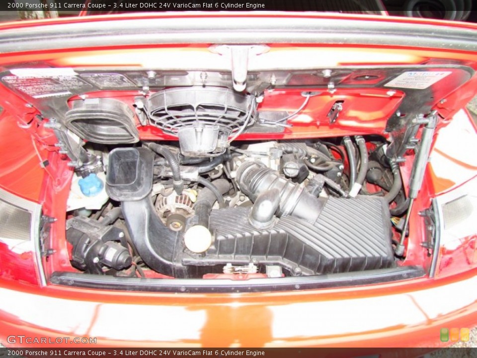 3.4 Liter DOHC 24V VarioCam Flat 6 Cylinder Engine for the 2000 Porsche 911 #51955145
