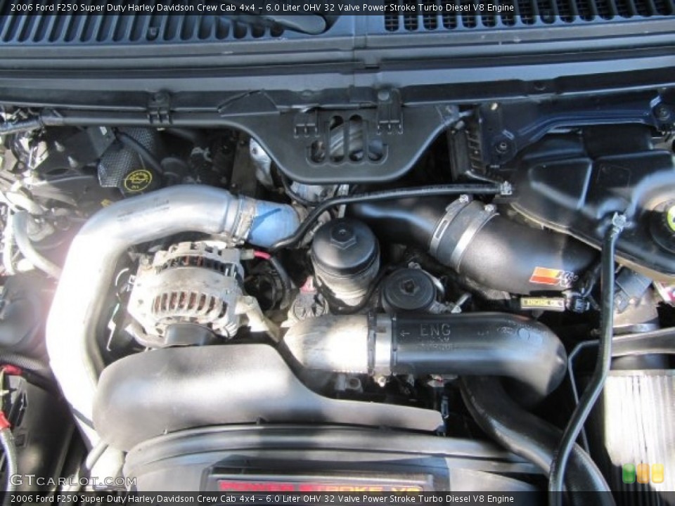 6.0 Liter OHV 32 Valve Power Stroke Turbo Diesel V8 Engine for the 2006 Ford F250 Super Duty #51963836