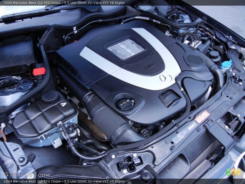 5.5 Liter DOHC 32-Valve VVT V8 Engine for the 2009 Mercedes-Benz CLK #51965375
