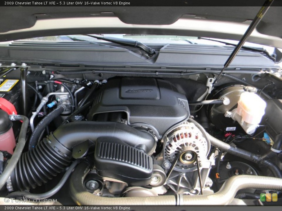 5.3 Liter OHV 16-Valve Vortec V8 Engine for the 2009 Chevrolet Tahoe #51967202