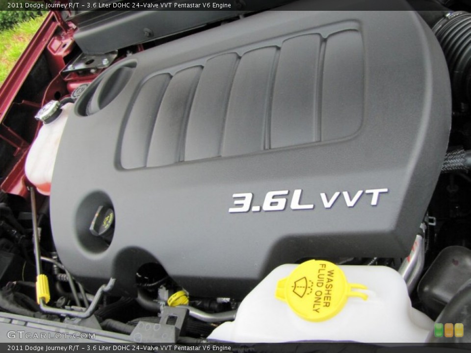 3.6 Liter DOHC 24-Valve VVT Pentastar V6 Engine for the 2011 Dodge Journey #51969785