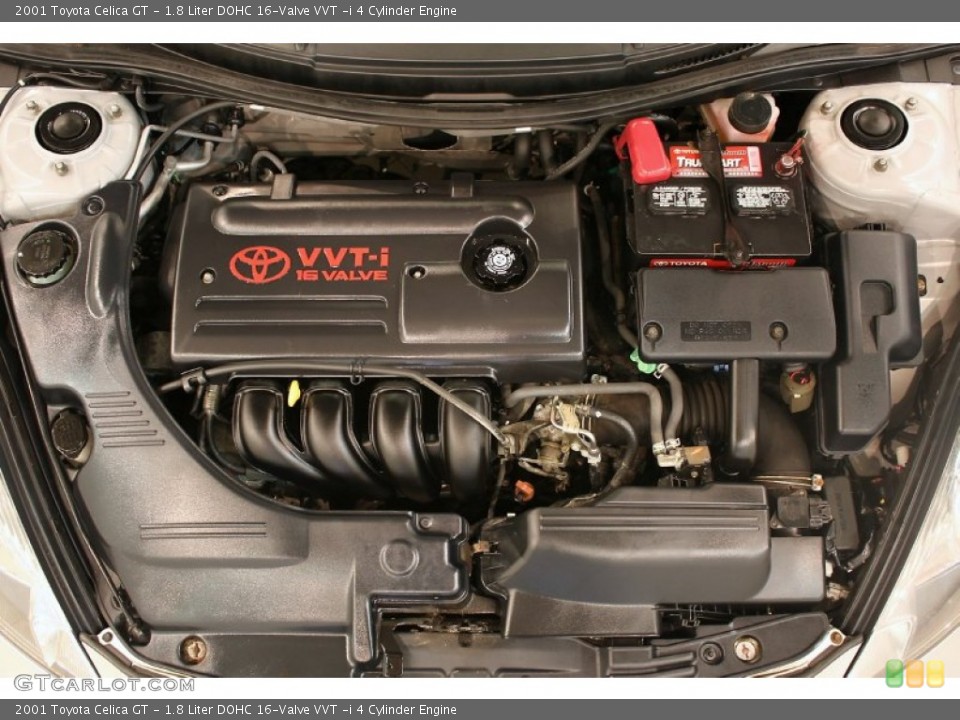 1.8 Liter DOHC 16-Valve VVT -i 4 Cylinder Engine for the 2001 Toyota Celica #51971201