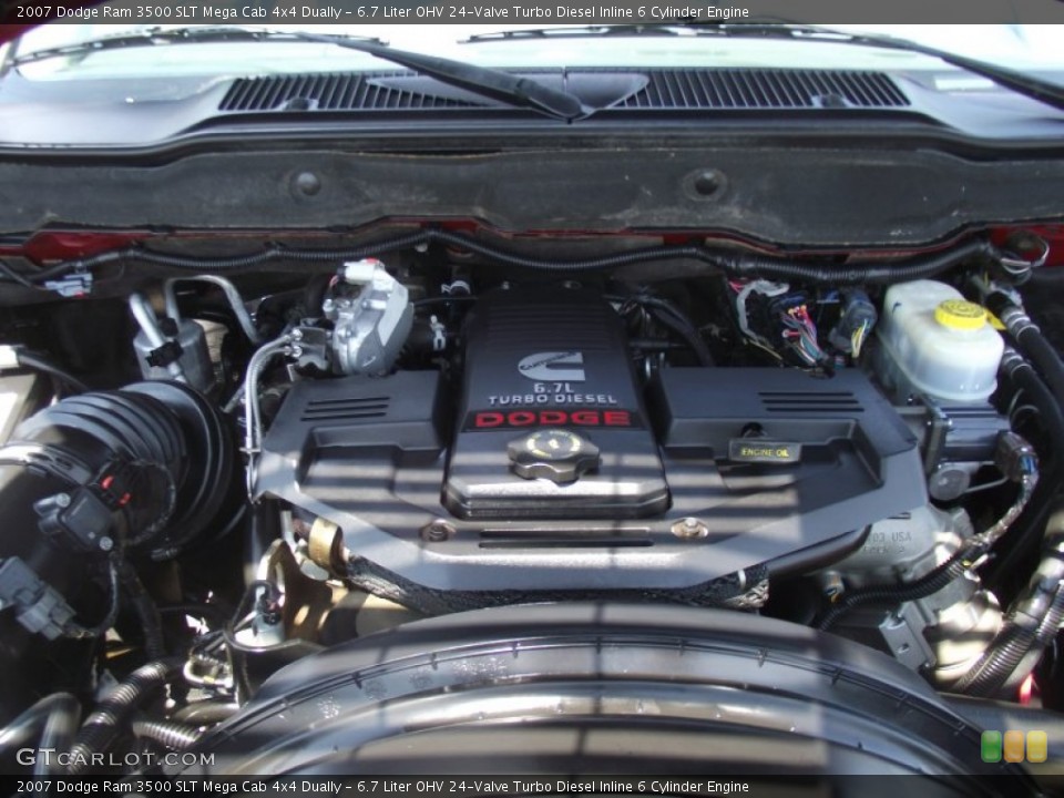 6.7 Liter OHV 24-Valve Turbo Diesel Inline 6 Cylinder Engine for the 2007 Dodge Ram 3500 #51974228