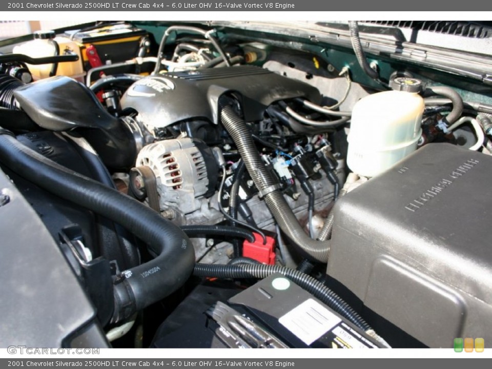 6.0 Liter OHV 16-Valve Vortec V8 Engine for the 2001 Chevrolet Silverado 2500HD #51982244