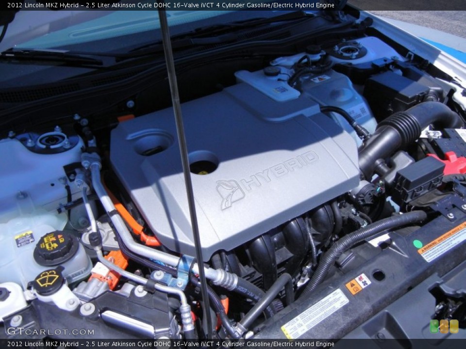 2.5 Liter Atkinson Cycle DOHC 16-Valve iVCT 4 Cylinder Gasoline/Electric Hybrid Engine for the 2012 Lincoln MKZ #51982934