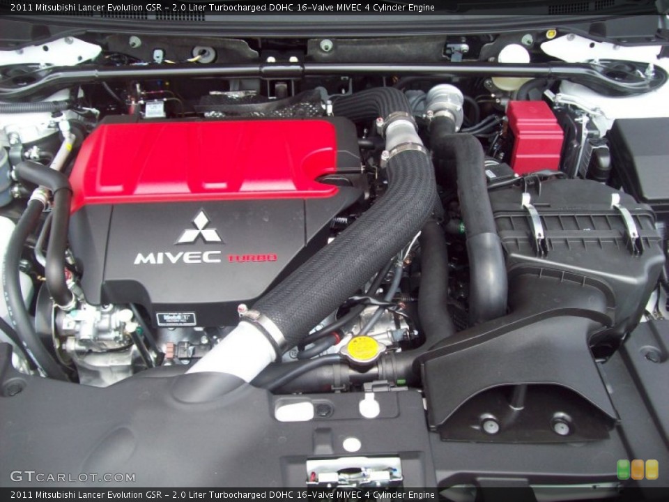 2.0 Liter Turbocharged DOHC 16-Valve MIVEC 4 Cylinder Engine for the 2011 Mitsubishi Lancer Evolution #51986531