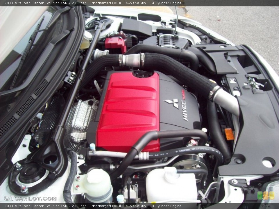 2.0 Liter Turbocharged DOHC 16-Valve MIVEC 4 Cylinder Engine for the 2011 Mitsubishi Lancer Evolution #51986534