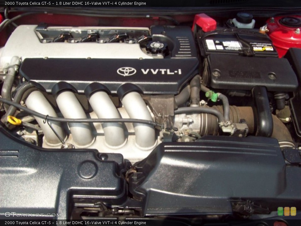 1.8 Liter DOHC 16-Valve VVT-i 4 Cylinder Engine for the 2000 Toyota Celica #51987065