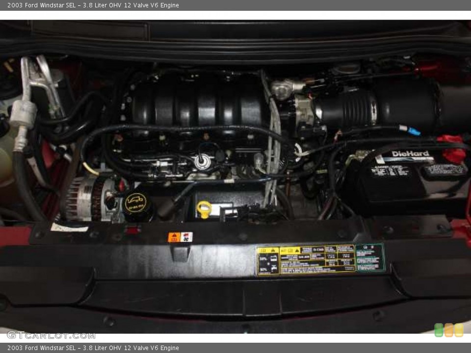 3.8 Liter OHV 12 Valve V6 Engine for the 2003 Ford Windstar #51992486