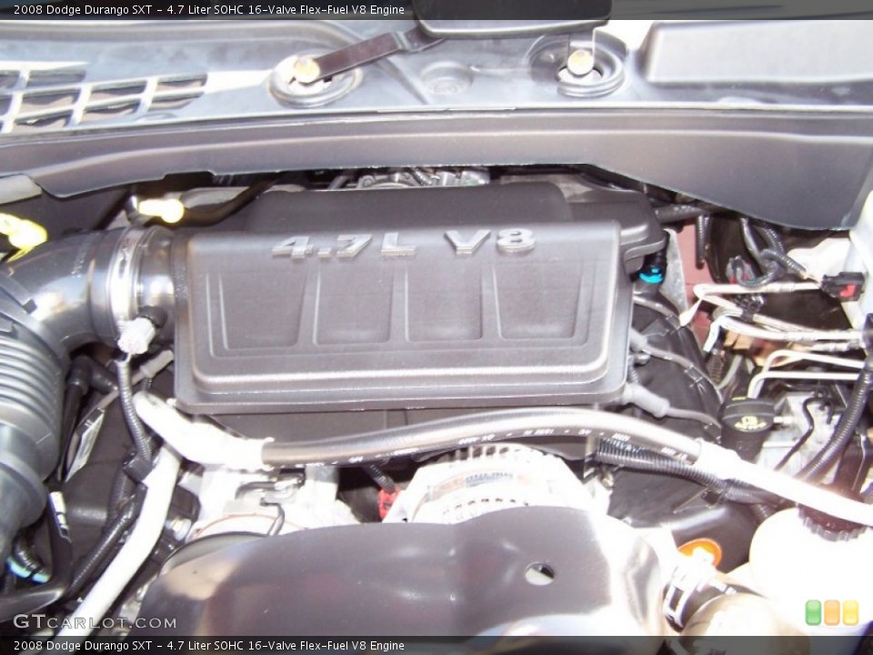 4.7 Liter SOHC 16-Valve Flex-Fuel V8 Engine for the 2008 Dodge Durango #52000212