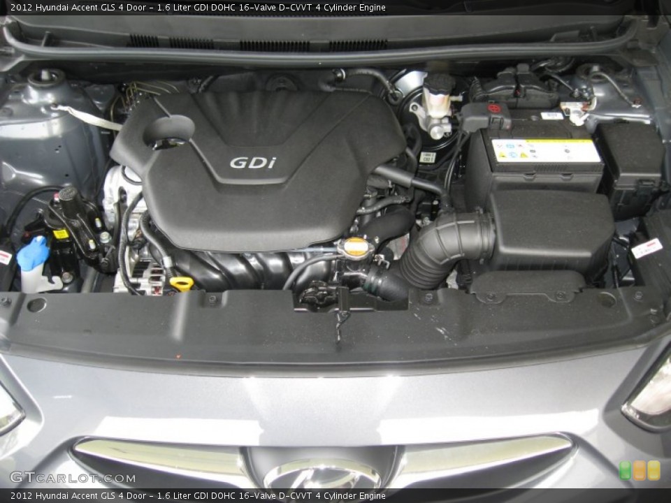 1.6 Liter GDI DOHC 16-Valve D-CVVT 4 Cylinder Engine for the 2012 Hyundai Accent #52005216
